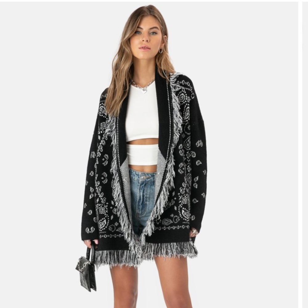 Isidora Fringe Cardigan
